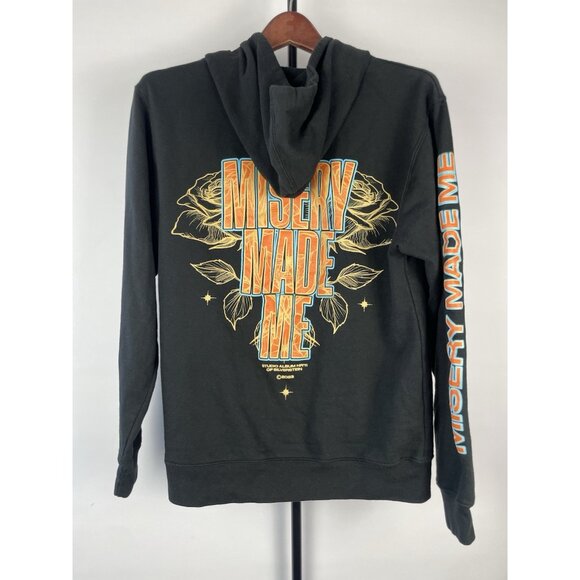 Silverstein Black Misery Made Me Graphic Band Pullover Hoodie 2023 Album Merch - Picture 6 of 7